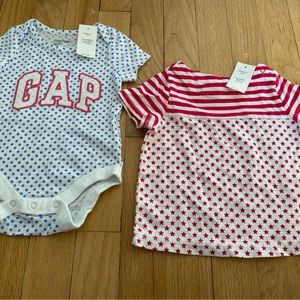 BNWT BABY GAP tops girl